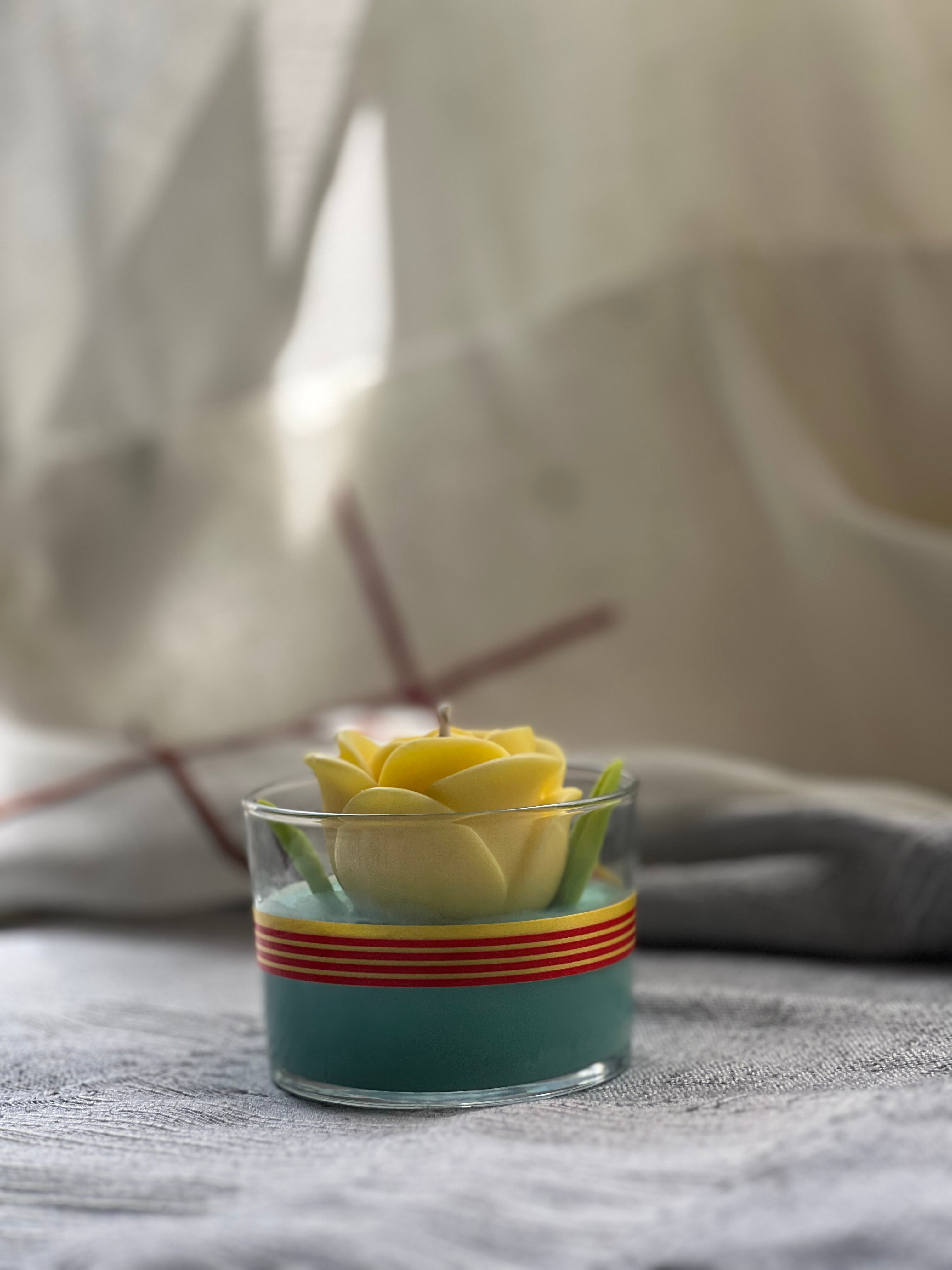 Vela Aromática Rosas|Amarillo